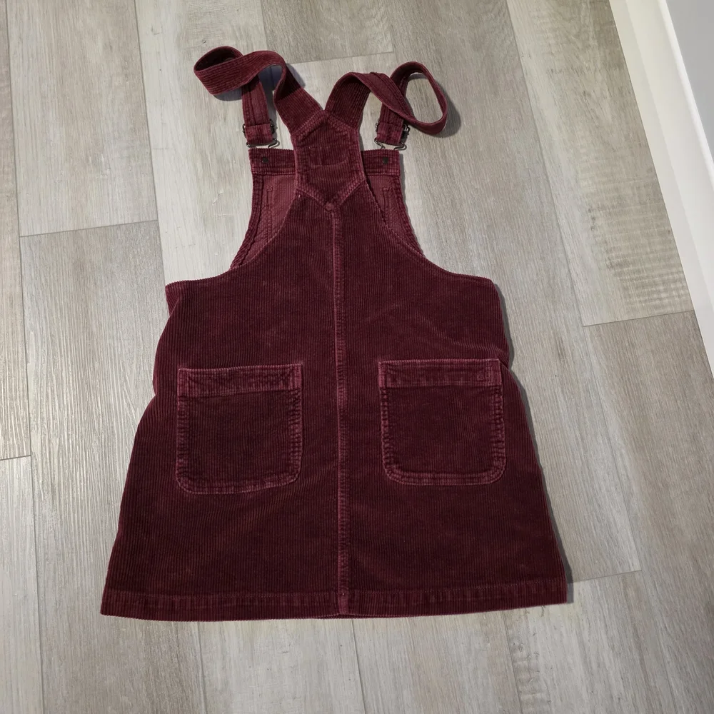 American Eagle Dark Red Corduroy Dress - Picture 4 of 7